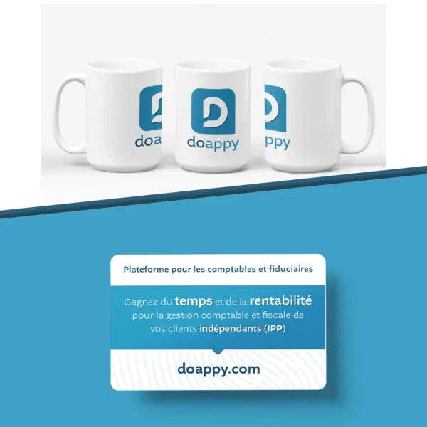 Doappy Mug carte de visite Doappy CS Mockup
