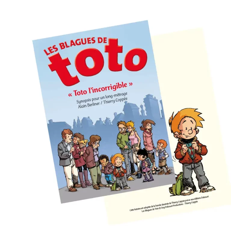 Les blagues de toto - Mise en page d'un synopsis